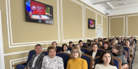 В администрации Яльчикского  округа организовали просмотр Послания Главы Чувашии - Яльчикский район